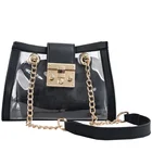 Wholesale Fashion 2 In1 Clear Pvc Handbags For Women