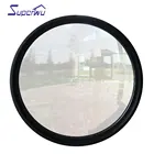 Housetop used circular glass aluminum window as glass skylight