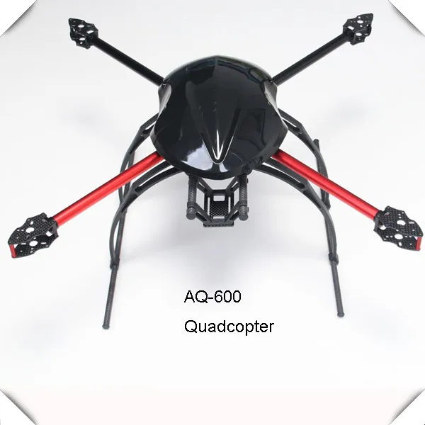 AQ600 carbon fiber folding structure quadcopter , High balance long