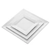10.25 Factory Wholesale Restaurant Crockery Dish, China Supplier White hotel Porcelain 11.75 Inch Big Square Plate/