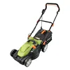 Low Noise Power 38cm Electric Lawn Mower with adjustable handle angle