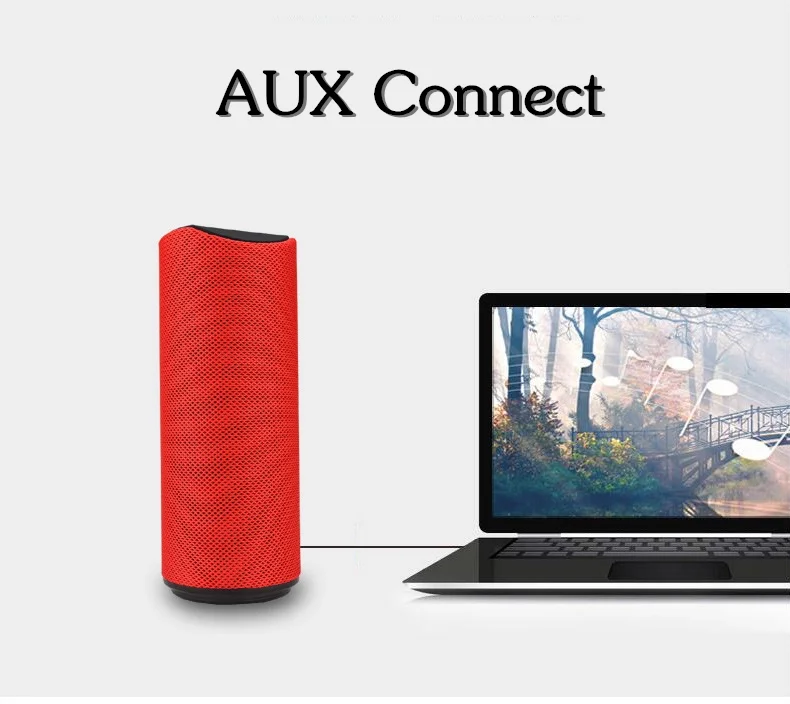 Outdoor Active Subwoofer Computer Music Bass Speakers Mini Portable Wireless Bluetooth Speaker - ANKUX.COM