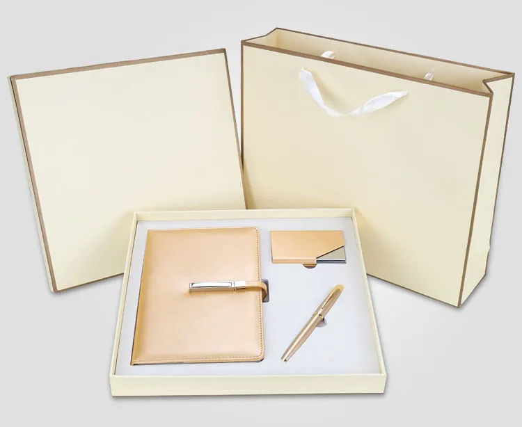 business notebooks gift set with pen corporate office stationary