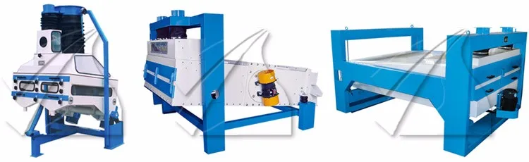 Grain vibration cleaner hulled sesame seed precleaning machine