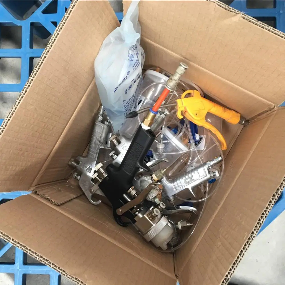 Spray Chrome paint formula with coating paint spray gun kit