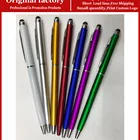 2017 hot sale new design promotional pen with logo cheapest plastic slim stylus screen touch custom logo pen