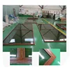 Brown glass with cheap price aluminum fixed window