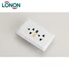 LONON Standard Grounding 230V 10A rated Voltage electric switch gfci plug wall socket