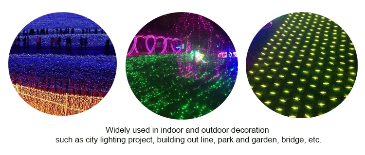 New christmas decoration white led net light