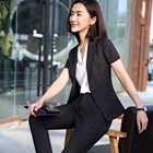 New design lady skirts suits women blouse tops