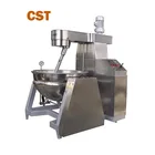 300 Liter steam jacket brew kettle industrial sauce pot