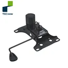 Pressure Tilted swivel locking safety function recliner chair mechanism parts for office chair with back adjustment