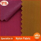 Hot sell 210D little stripe line nylon fabric with PU coated cover