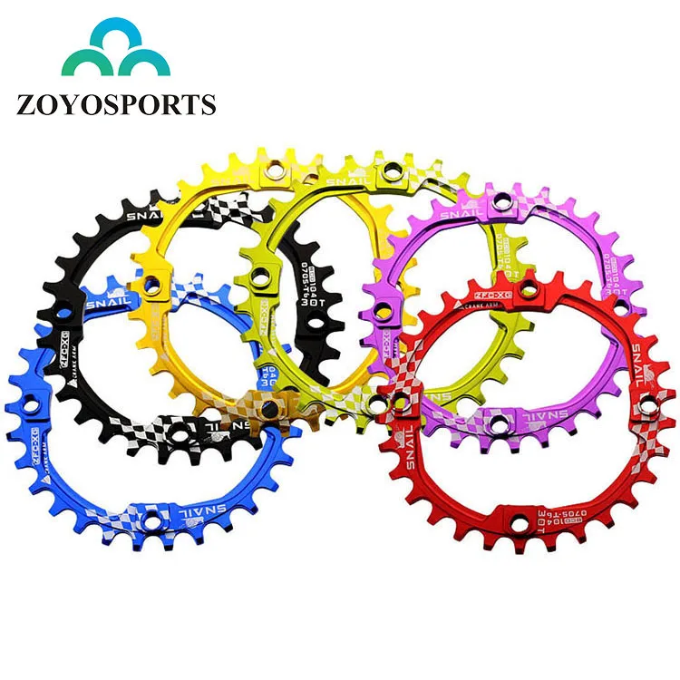 170mm Crank MTB Bike Crankset BB 104bcd 32-42T Round Oval Narrow Wide Chainring