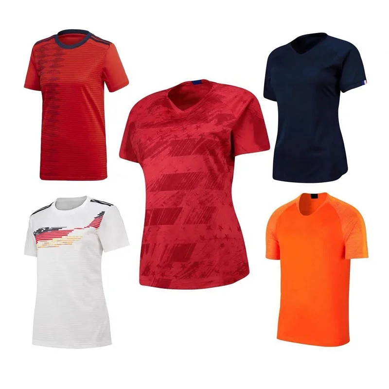 Venta caliente camiseta de fútbol hombre mujer País de 2019 jersey de fútbol