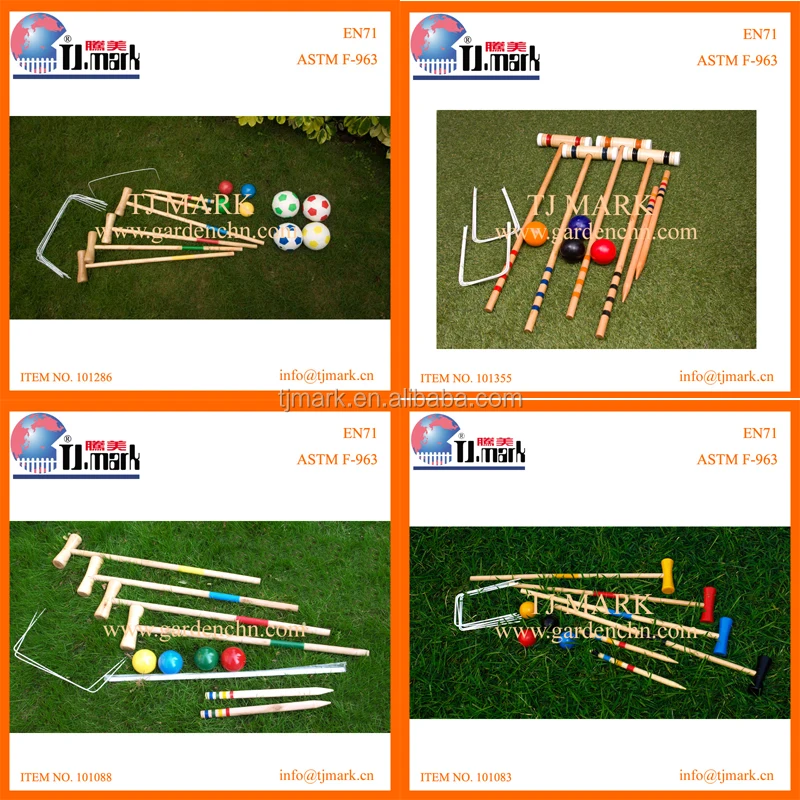 57cm small croquet game 4 Players