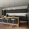 OPPEIN Modern Stylish Black Lacquer Oppein China Kitchen Cabinet Simple Designs