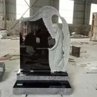 Absolute Black Angel Heart Baby Memorial Monuments