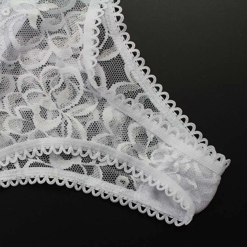 Stock Fashion Intimates Briefs Women Sey full Lace transparent Underwear Thongs Lingerie Underwear Summer Style Girls G-Strings