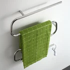 Bathroom accessories electric towel warmer heated towel rail clothes drying rack