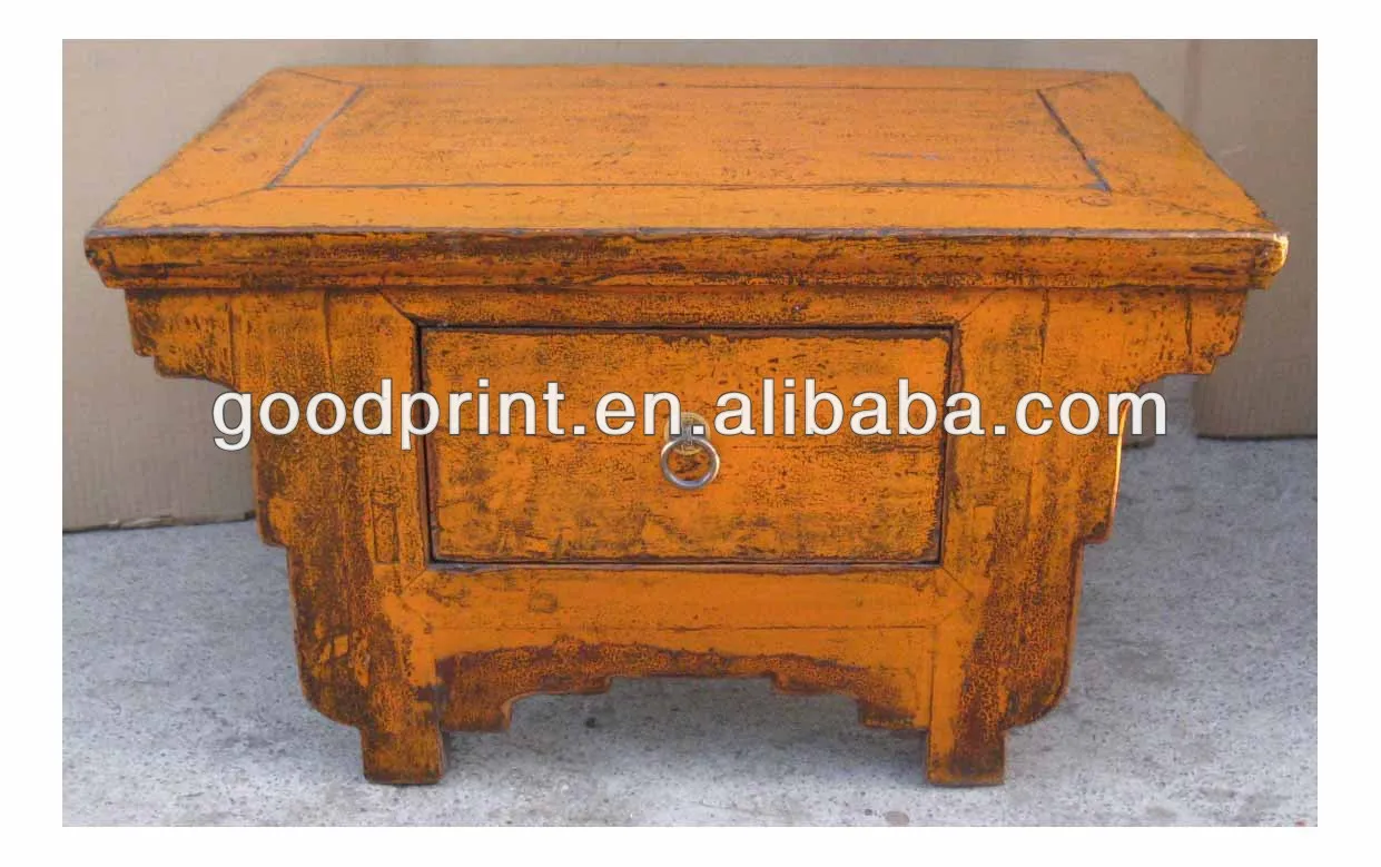 Vintage Antique Reclaimed Wood End table Night Stand Patio Furniture Rustic.JPG