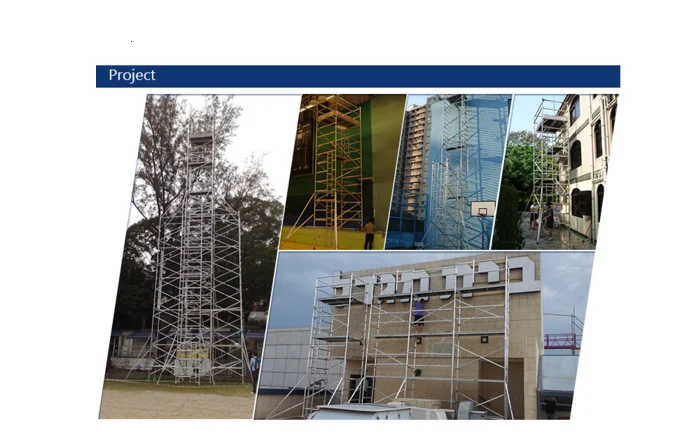 Aluminum scaffolding tower mobile frame scaffolding