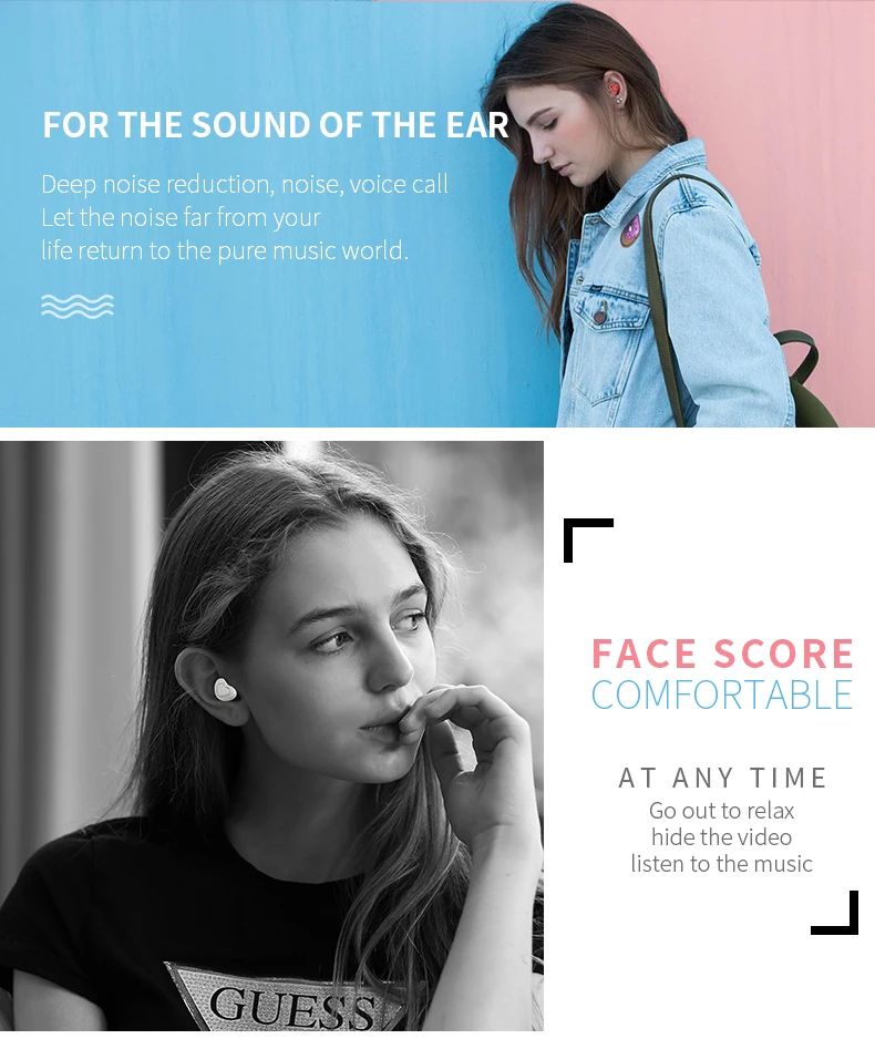 TWS Minimalist In-Ear Hidden Ear Pods - ANKUX.COM