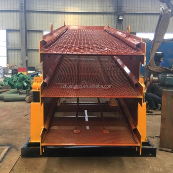 3 layers stainless steel vibrating screen for limestone from China