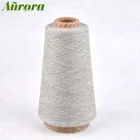 Professional manufacture NE6S recycled yarn light grey cotton dyed yarn