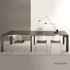 Foshan Factory Modern Design Extendable Dining Table with Extension Slides
