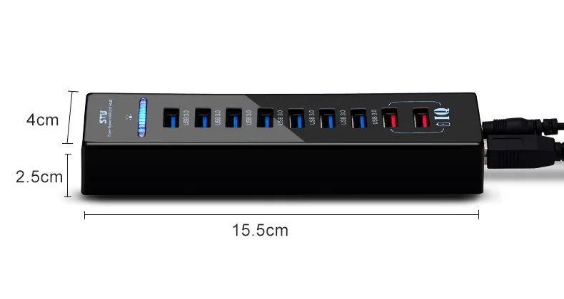 OEM High Speed Computer USB Charging Por Hub Suppliers 7 Port USB 3.0 Hub