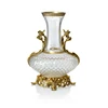 JDSC antique luxury iron and crystal vase desktop decor furniture