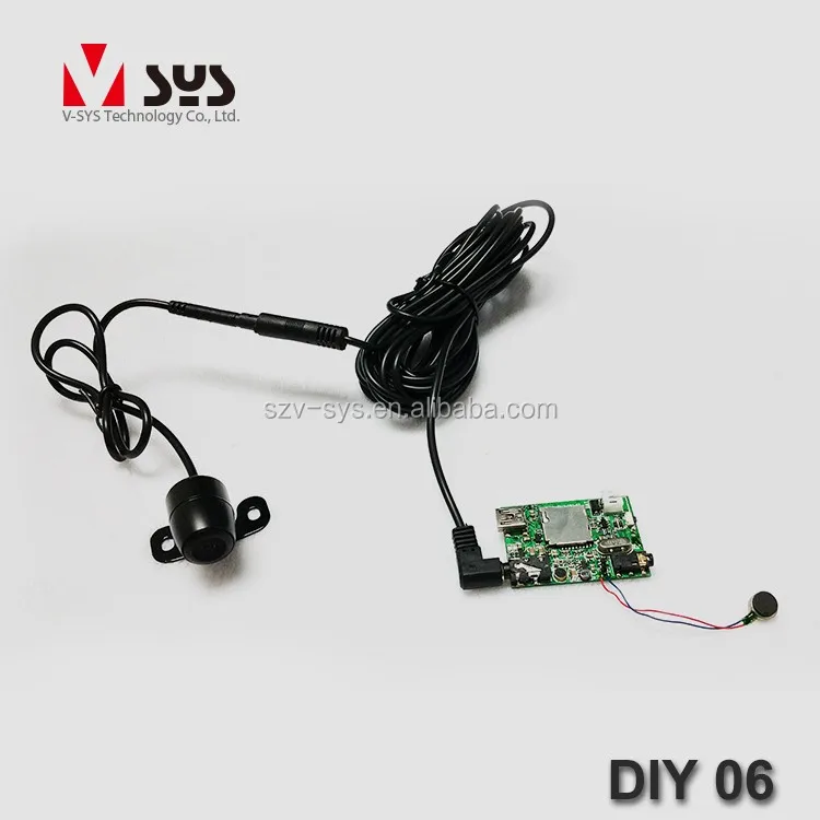 Vsys公式DIY06ミニリモートコントロールcctvボード隠しカメラdvr pcbモジュールで15メートル有線防水レンズ仕入れ・メーカー・工場