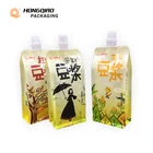 Spout Pouch for Soy Bean Milk Packaging