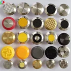 304/316 SS tactile indicator stud, plastic tactile indicator stainless steel stud for blind paving,carborundum tactile stud