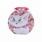 High Quality Lovely Round Food Packaging Kids Lunch Tin Box with Lock