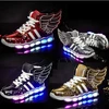 Children's Lighting Shoes 2019 New Boys'Shoes Charging Luminous Fashion Shoes