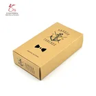 Custom Kraft Paper Bow Tie Gift Boxes With Bow Tie Cutout