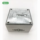 Cheap wood white small home decoration key box with lid MDF