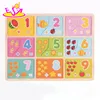 Eco-friendly nontoxic puzzle toy math puzzle,Funny educational toy math game puzzle,High Quality Wooden knob Puzzle W14B058