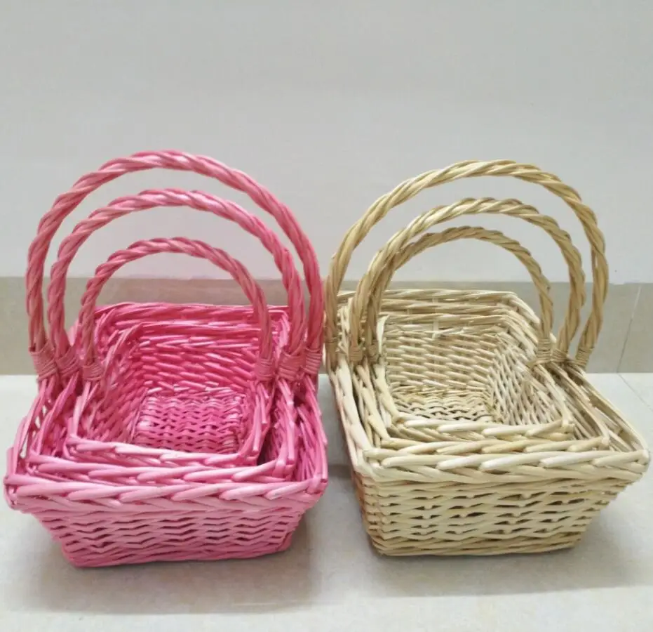 wicker toy basket