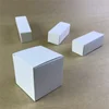 Custom simple white paper box, double socket type carton, printable LOGO, pattern