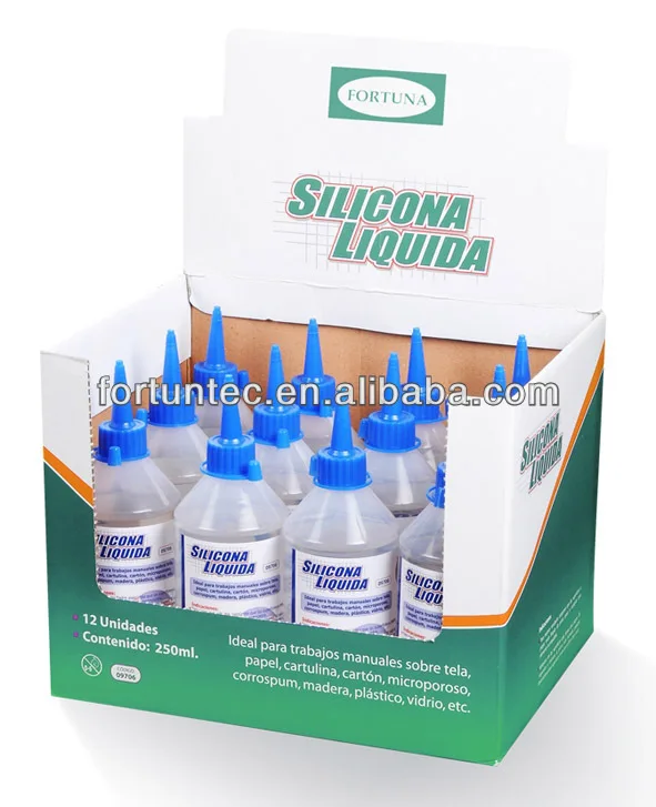 Clear Silicone Liquid Glue High Quality School Stationery Glue, View