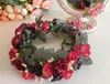 Various Colors &amp; Designs Available Ribbon Artificial Flower And Wreaths For Party