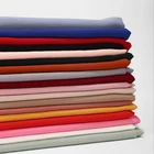2019 Malaysia new natural crepe monochrome chiffon headscarf new material breathable pleated female baotou scarf