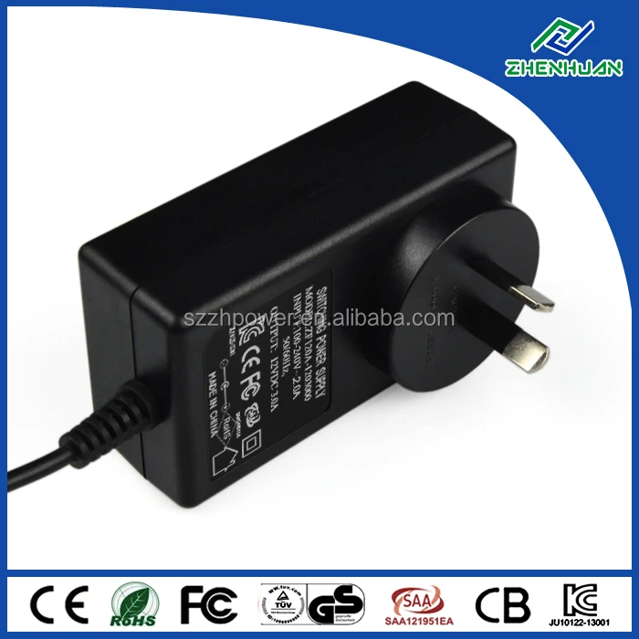 Au Plug Ac/dc Adapter 12v 3a Hs Code Adapter Dc Connector 5.5*2.1mm