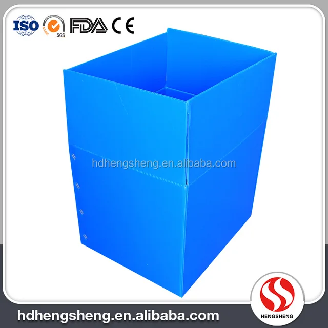 New Design Factory Provide customized foldable corrugated PP plastic carton box