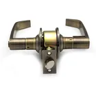 Ce Door Lock Keyed Wifi Cylindrical Lever Legend Brushed Satin Nickel Entry Privacy Passage Lockset Handle