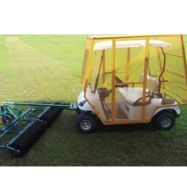 single seat 3 or 4 wheel new drive electric golf ball picking cart brands low price for sale
