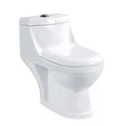 sanitary ware washdown one piece toilet p-trap/s-trap